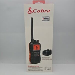 Cobra BlueBound 350 VHF Handheld Marine Radio –Black NEW!!